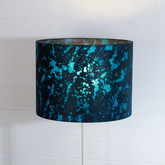 Drum Lamp Shade - B134 ~ Sea Sparkle, 40cm(d) x 30cm(h)