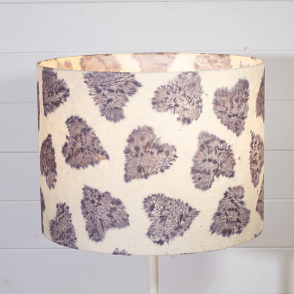 Drum Lamp Shade - B130 ~ Soft Hearts Lavender, 40cm(d) x 30cm(h)