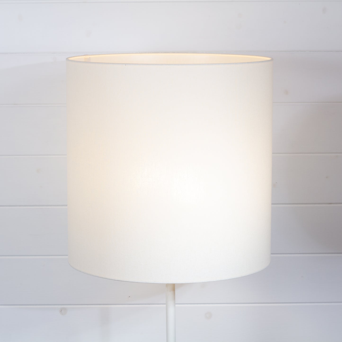 Drum Lamp Shade - F165 ~ Cream Linen, 40cm(d) x 40cm(h)