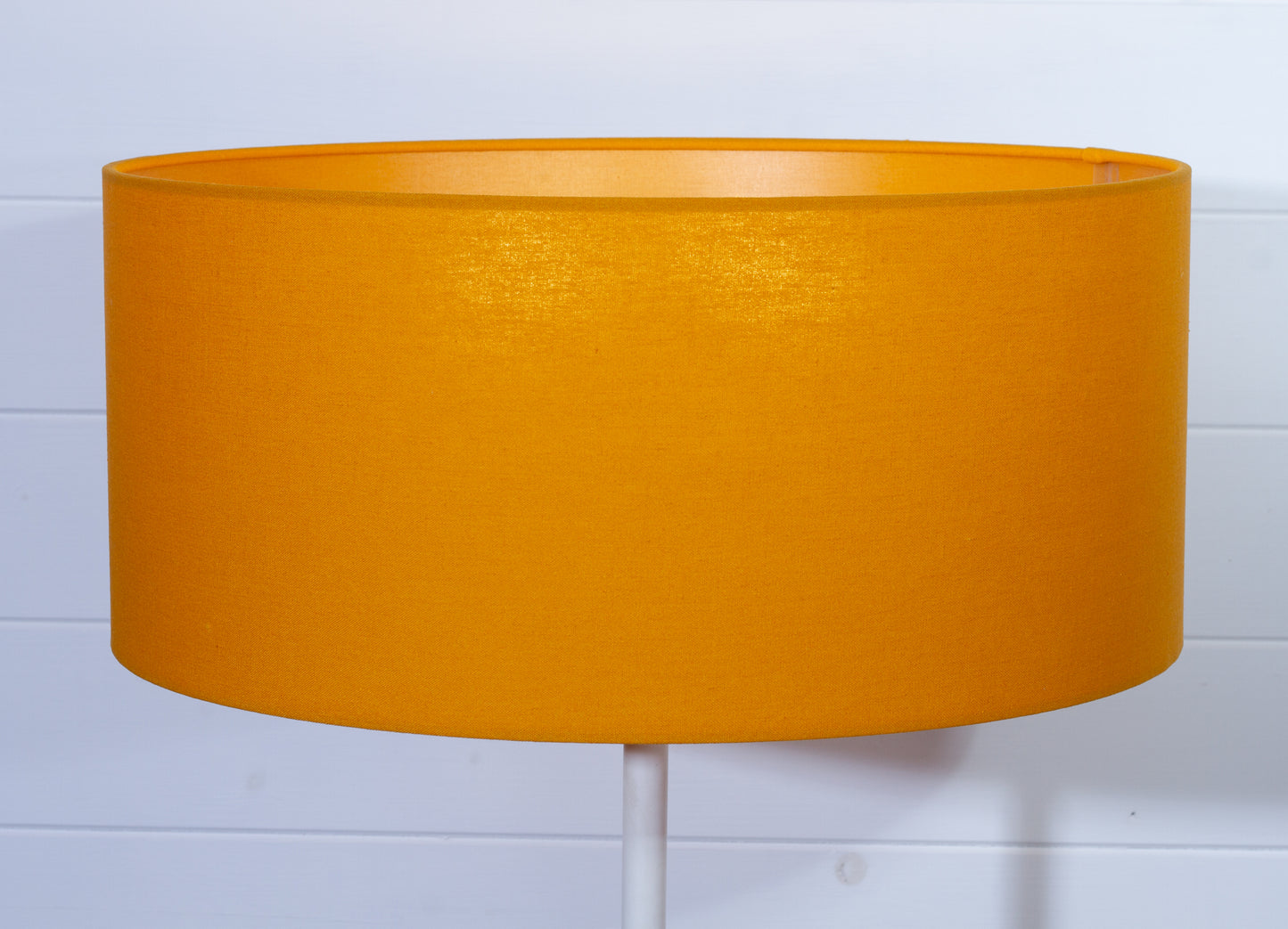Drum Lamp Shade - F180 ~ Yellow Ochre, 45cm(d) x 20cm(h)
