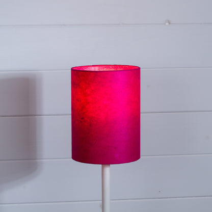 Drum Lamp Shade - P57 ~ Hot Pink Lokta, 15cm(diameter)