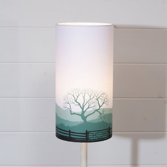 Landscape Gate Print Drum Lamp Shade 15cm(d) x 30cm(h) - 9 Colour Options