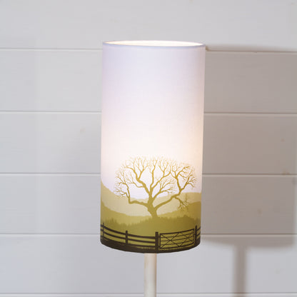 Landscape Gate Print Drum Lamp Shade 15cm(d) x 30cm(h) - 9 Colour Options