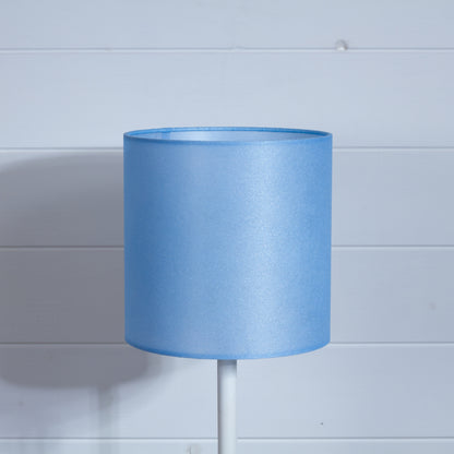 Drum Lamp Shades P51 ~ Blue Non Woven Fabric