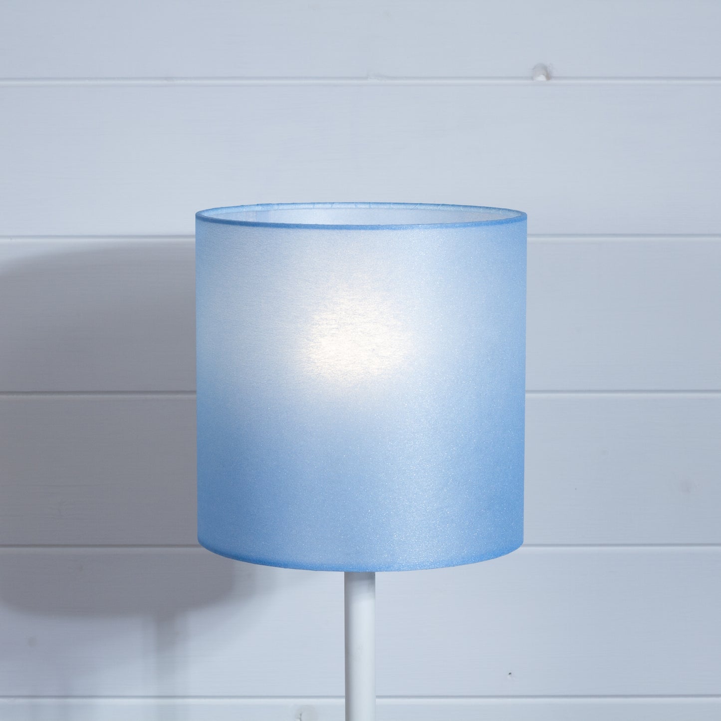 Drum Lamp Shades P51 ~ Blue Non Woven Fabric