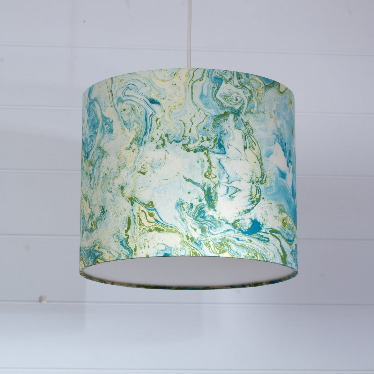 Drum Lamp Shade - B133 ~ Atlas Marble 30cm(d) x 25cm(h)