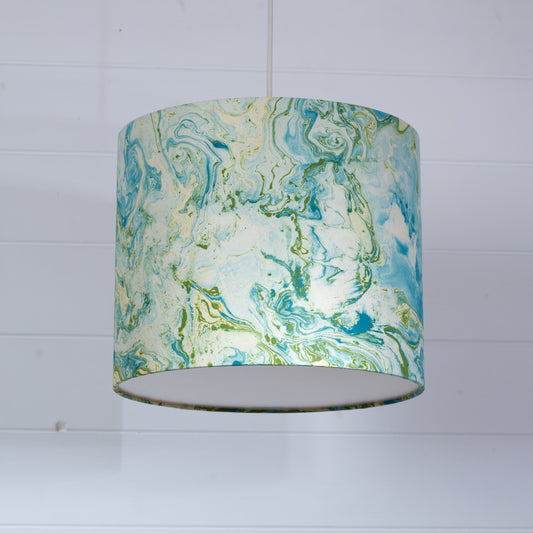 Drum Lamp Shade - B133 ~ Atlas Marble 30cm(d) x 25cm(h)