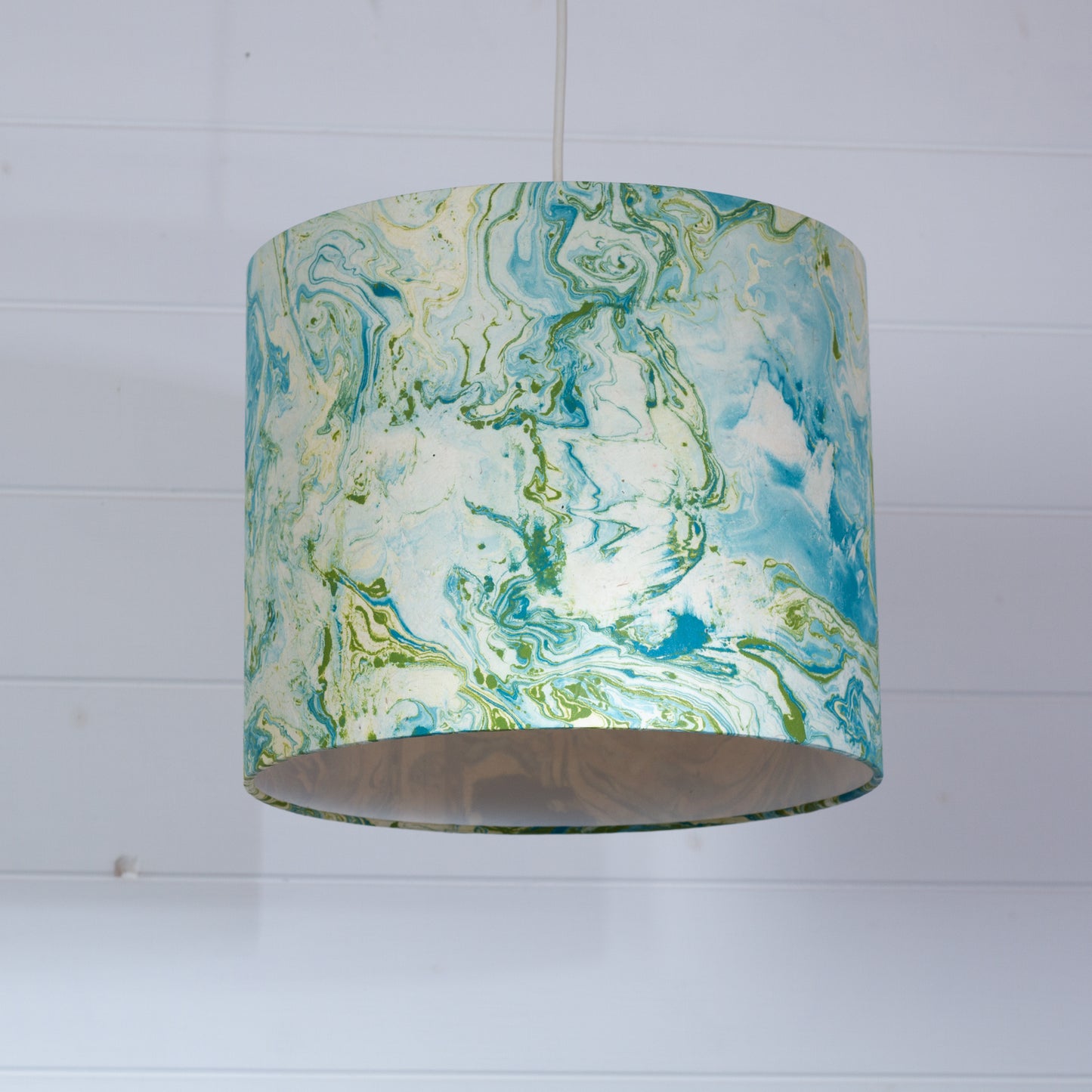 Drum Lamp Shade - B133 ~ Atlas Marble 30cm(d) x 25cm(h)