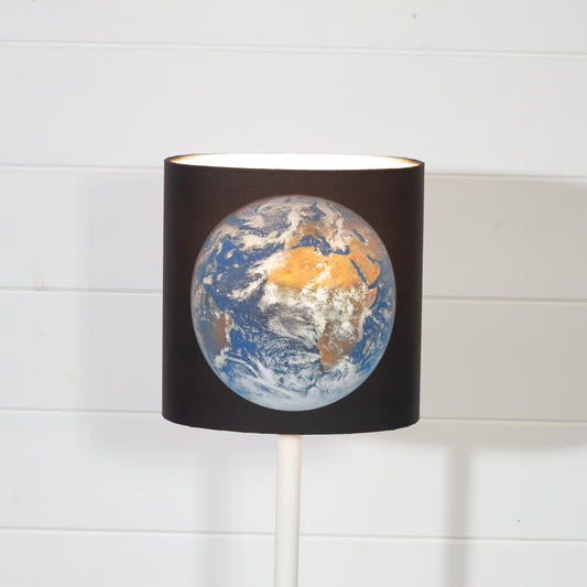 Oval Lamp Shade - Earth 2026, 20cm(w) x 20cm(h) x 13cm(d)