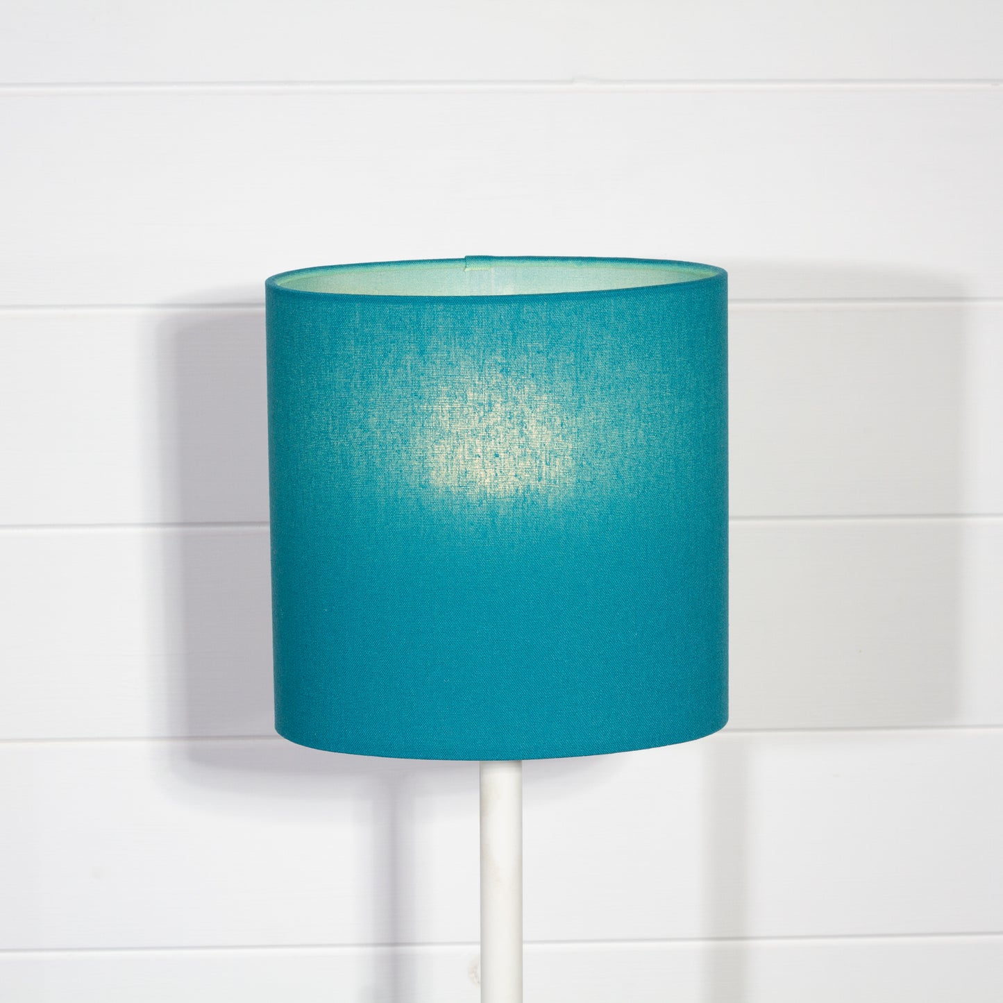 Oval Lamp Shades F185 ~ Teal Linen