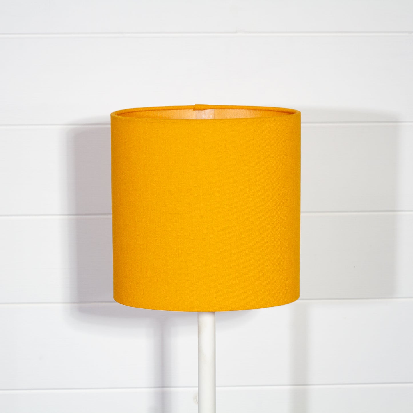 Oval Lamp Shades F180 ~ Yellow Ochre Linen