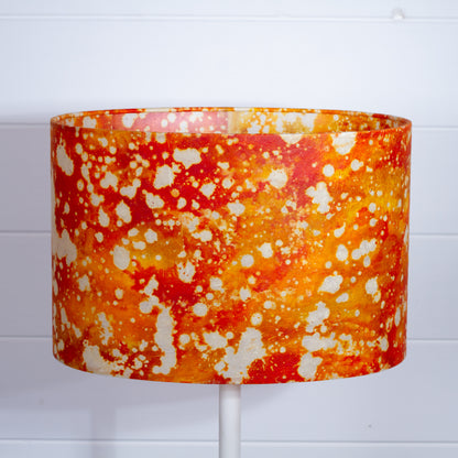 Oval Lamp Shade - B112 ~ Batik Lava, 30cm(w) x 20cm(h) x 22cm(d)