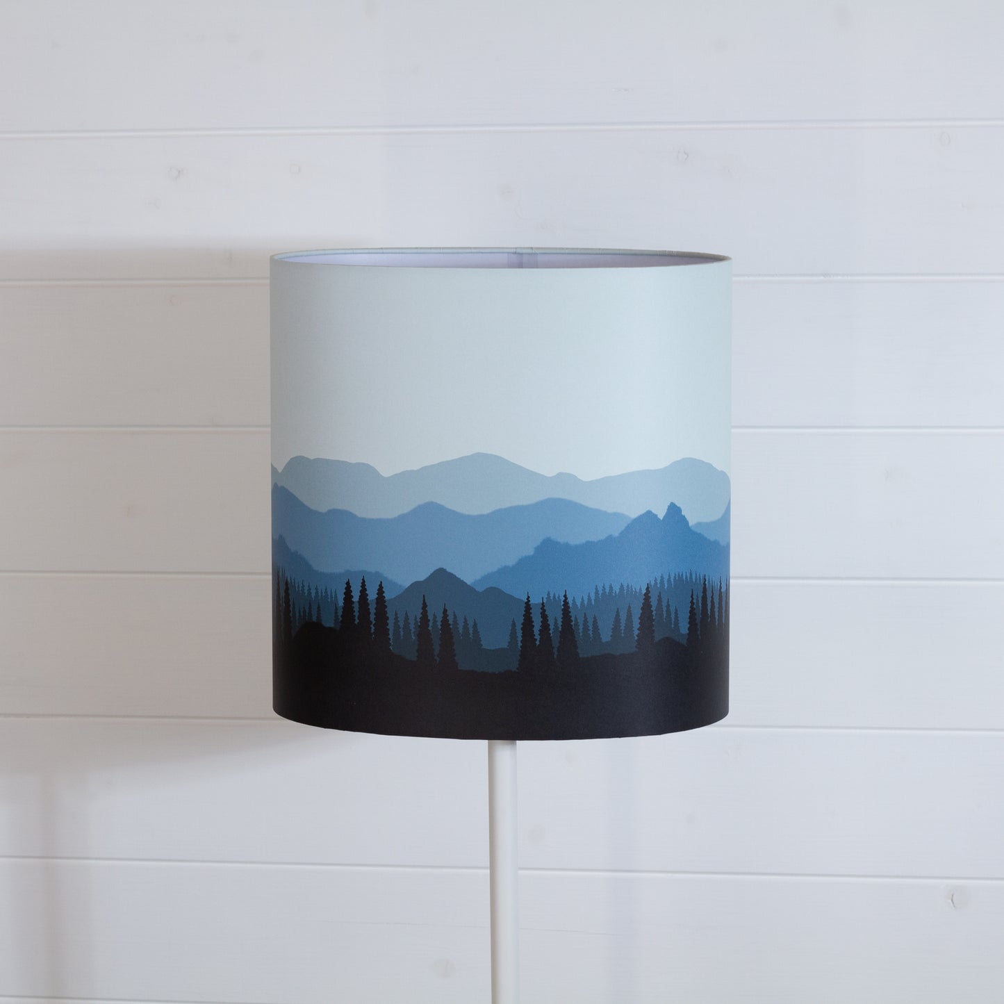 Landscape #4 Print Oval Lamp Shade 30cm(w) x 30cm(h) x 22cm(d) - 7 Colour Options