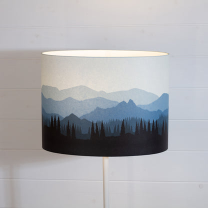 Landscape #4 Print Oval Lamp Shade 40cm(w) x 30cm(h) x 30cm(d) - 7 Colour Options
