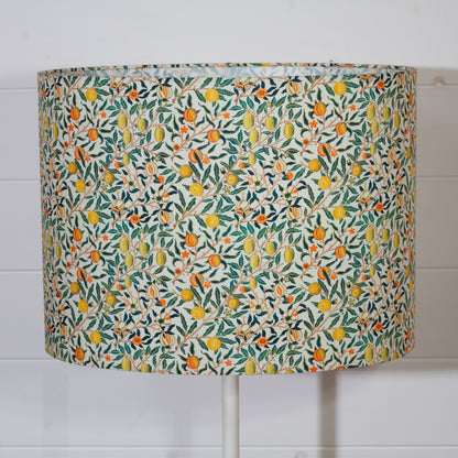 Oval Lamp Shade - F110 ~ William Morris Fruits, 40cm(w) x 30cm(h) x 30cm(d)