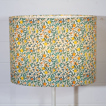 Oval Lamp Shade - F110 ~ William Morris Fruits, 40cm(w) x 30cm(h) x 30cm(d)