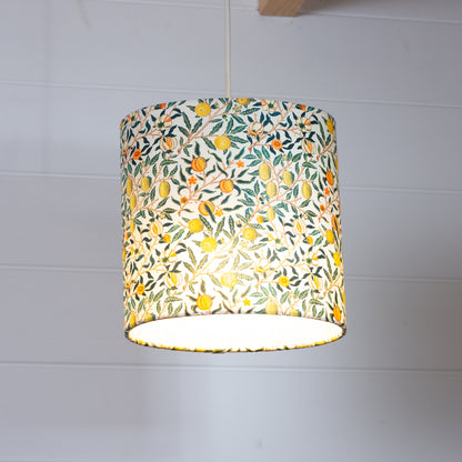 Oval Lamp Shade - F110 ~ William Morris Fruits, 20cm(w) x 20cm(h) x 13cm(d)