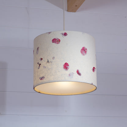 Drum Lamp Shade - P33 - Rose Petals, 25cm x 20cm