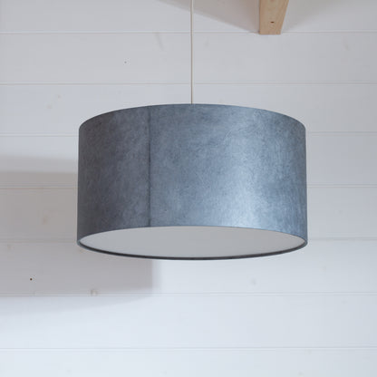 Drum Lamp Shade - P53 - Pewter Grey, 50cm(d) x 25cm(h)