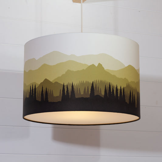 Landscape #4 Print Drum Lamp Shade 40cm(d) x 25cm(h) - 9 Colour Options