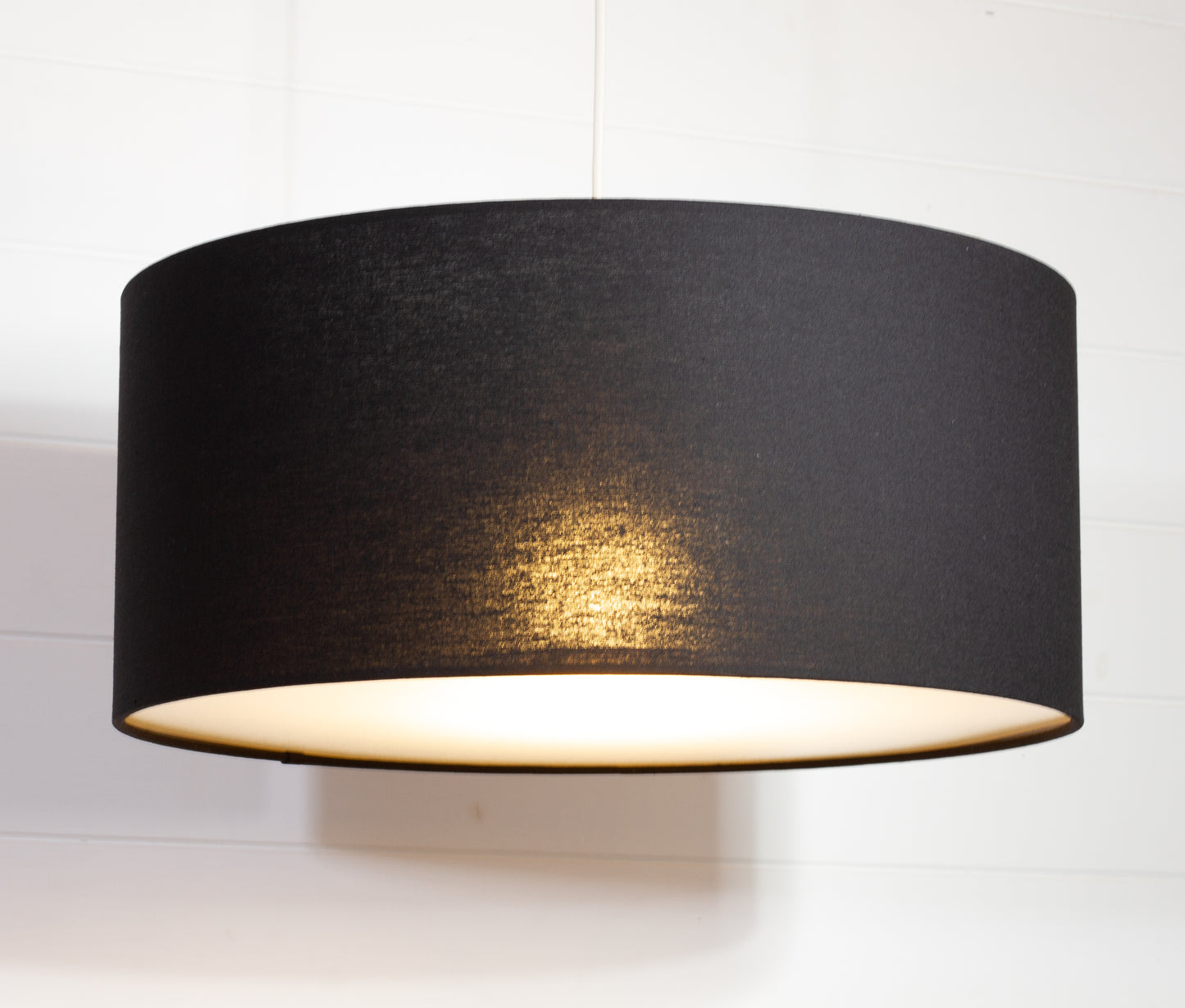 Drum Lamp Shades F170 ~ Black Linen