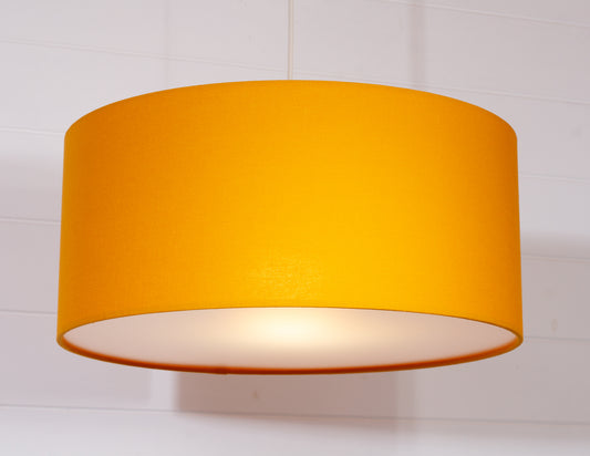 Drum Lamp Shades F180 ~ Yellow Ochre