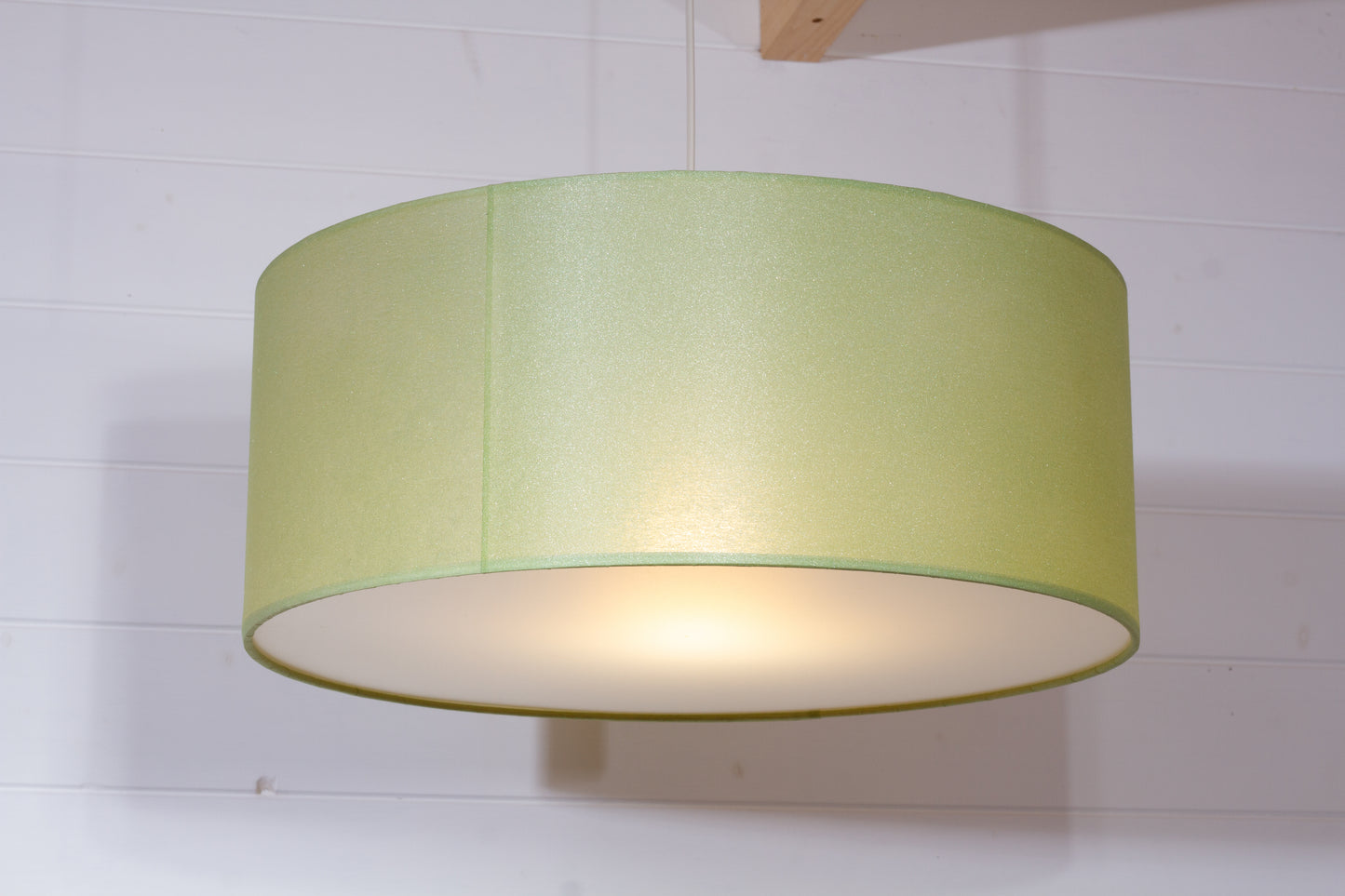 Drum Lamp Shade - P50 ~ Green Non Woven Fabric, 50cm(d) x 20cm(h)