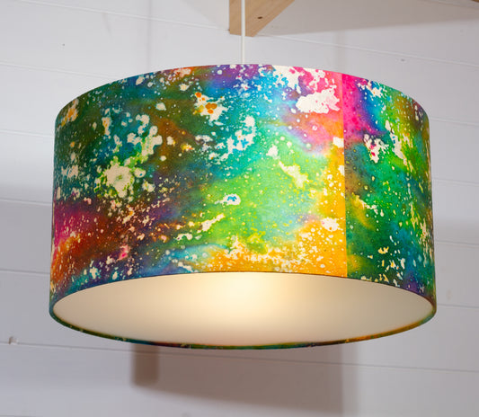 Drum Lamp Shade - B141 ~ Pastel Galaxy, 50cm(d) x 25cm(h)