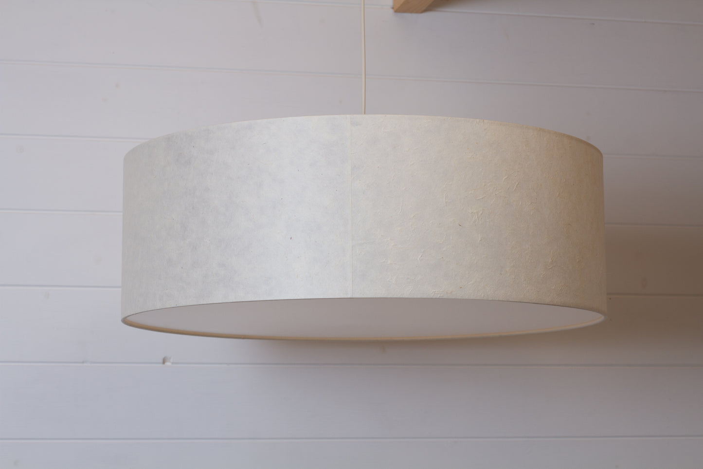 Drum Lamp Shade - P54 - Natural Lokta, 60cm(d) x 20cm(h)