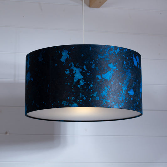 Drum Lamp Shade - B134 ~ Sea Sparkle, 40cm(d) x 20cm(h)