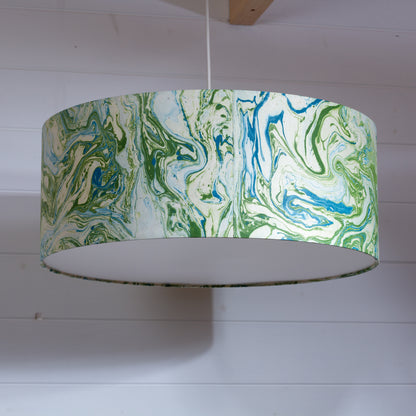 Drum Lamp Shade - B133 ~ Atlas Marble, 50cm(d) x 20cm(h)