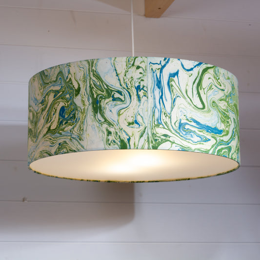 Drum Lamp Shade - B133 ~ Atlas Marble, 50cm(d) x 20cm(h)