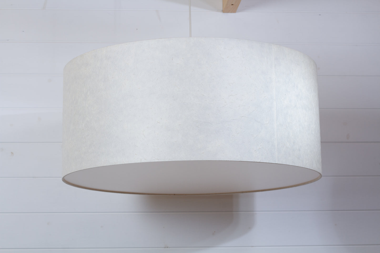 Drum Lamp Shade - P54 - Natural Lokta, 70cm(d) x 30cm(h)