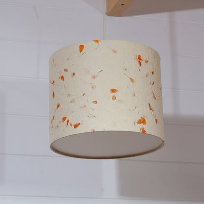 Drum Lamp Shade - P32 - Marigold Petals, 30cm(d) x 25cm(h)