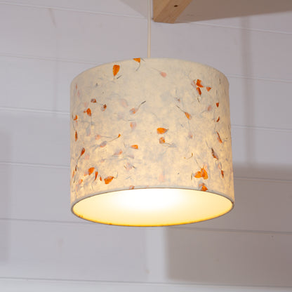 Drum Lamp Shade - P32 - Marigold Petals, 30cm(d) x 25cm(h)