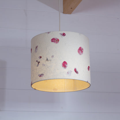 Drum Lamp Shade - P33 - Rose Petals, 25cm x 20cm
