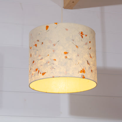 Drum Lamp Shade - P32 - Marigold Petals, 30cm(d) x 25cm(h)