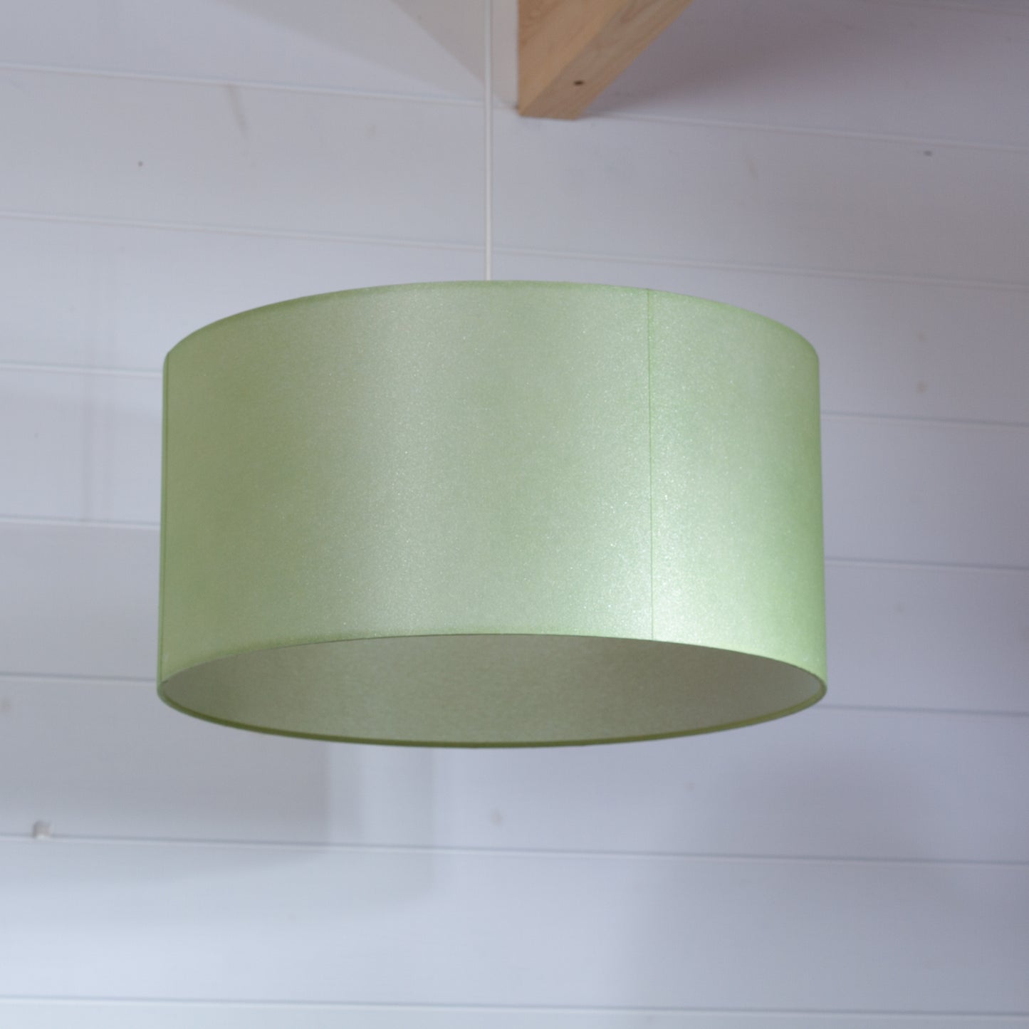 Drum Lamp Shade - P50 ~ Green Non Woven Fabric, 40cm(d) x 20cm(h)