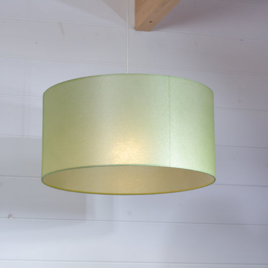 Drum Lamp Shade - P50 ~ Green Non Woven Fabric, 40cm(d) x 20cm(h)