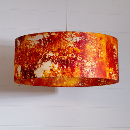 Drum Lamp Shade - B112 ~ Batik Lava, 50cm(d) x 20cm(h)