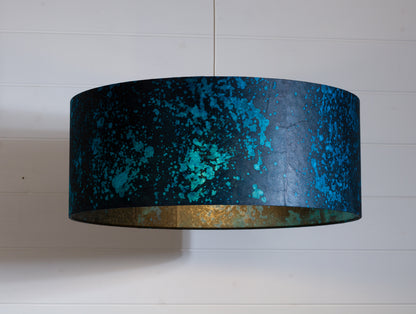 Drum Lamp Shade - B134 ~ Sea Sparkle, 50cm(d) x 20cm(h)