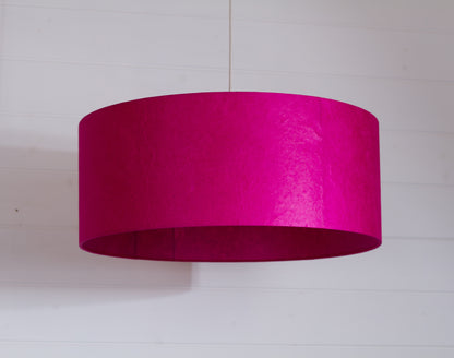 Drum Lamp Shade - P57 - Hot Pink Lokta, 50cm(d) x 20cm(h)