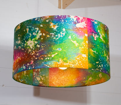 Drum Lamp Shade - B141 ~ Pastel Galaxy, 50cm(d) x 25cm(h)
