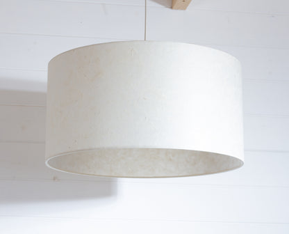 Drum Lamp Shade - P54 - Natural Lokta, 50cm(d) x 25cm(h)