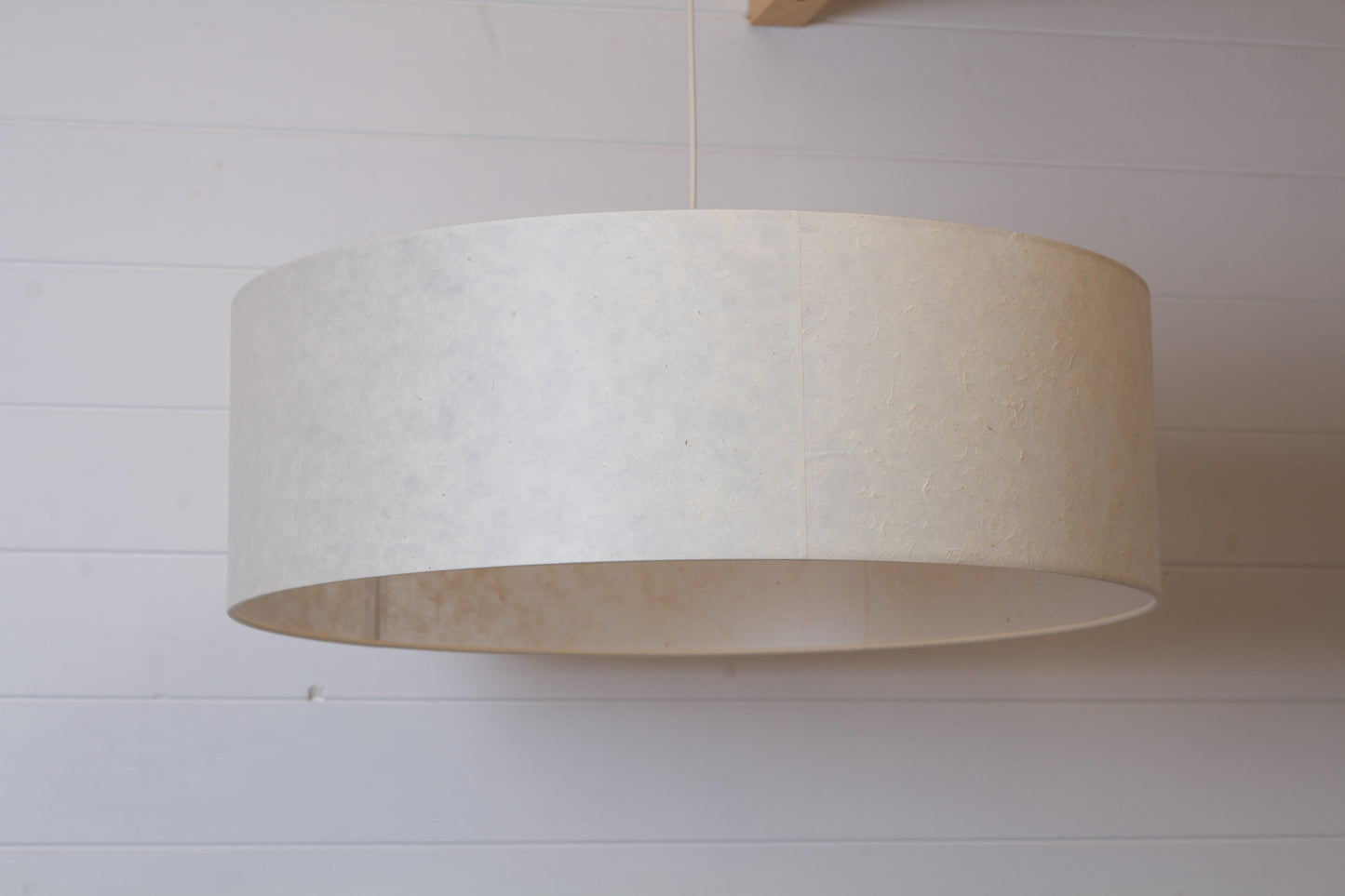 Drum Lamp Shade - P54 - Natural Lokta, 60cm(d) x 20cm(h)