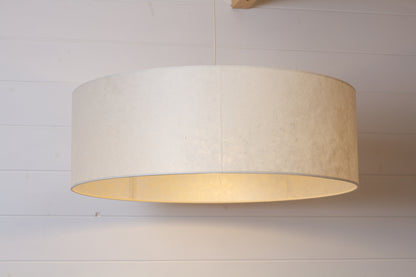 Drum Lamp Shade - P54 - Natural Lokta, 60cm(d) x 20cm(h)