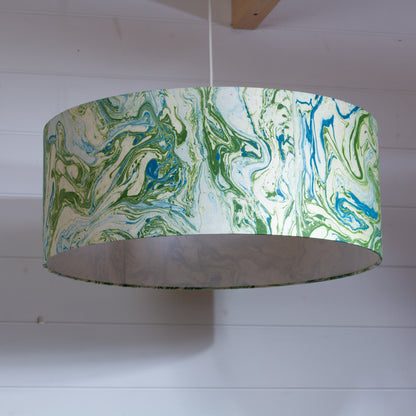 Drum Lamp Shade - B133 ~ Atlas Marble, 50cm(d) x 20cm(h)