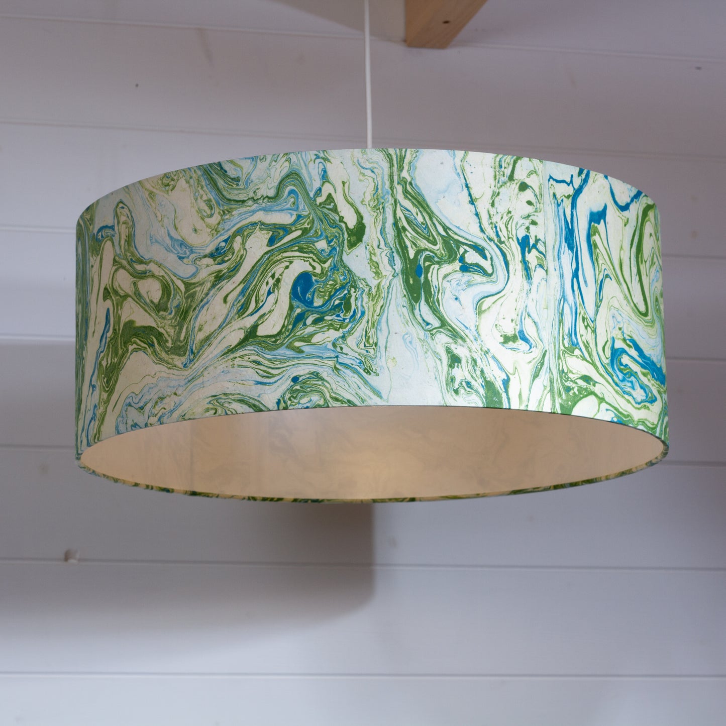 Drum Lamp Shade - B133 ~ Atlas Marble, 50cm(d) x 20cm(h)