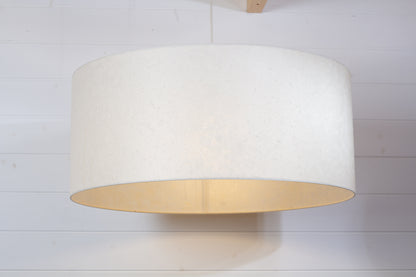 Drum Lamp Shade - P54 - Natural Lokta, 70cm(d) x 30cm(h)