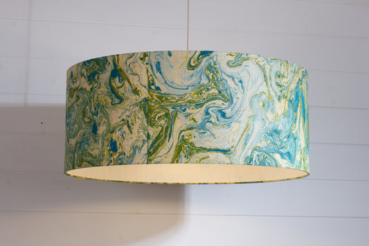 Drum Lamp Shade - B133 ~ Atlas Marble, 60cm(d) x 30cm(h)